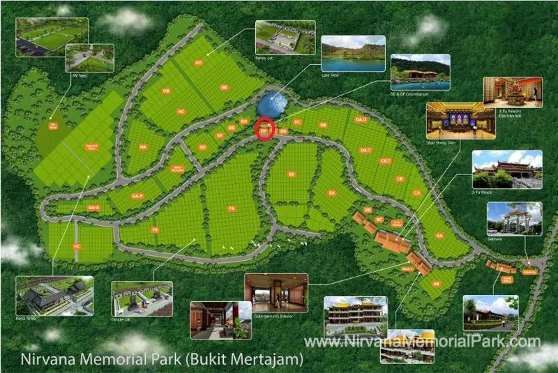 Nirvana Lake Side Block DF Columbaria