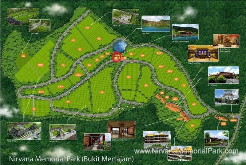 Nirvana Lake Side Block DF Columbaria