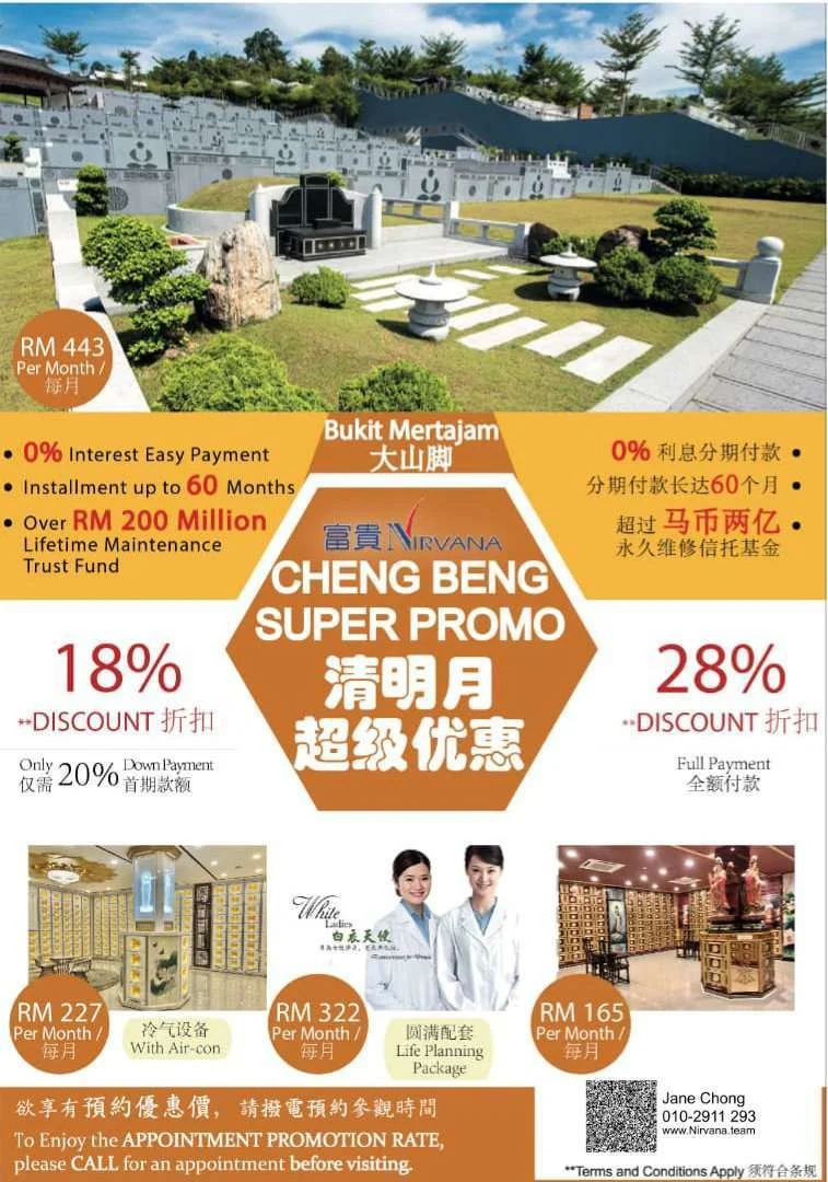 Nirvana Bukit Mertajam Cheng Beng Promotion